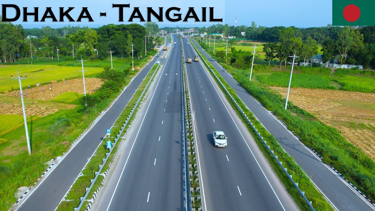 Beautiful Dhaka - Tangail Highway Bangladesh | Drone view | Raid Vlogs