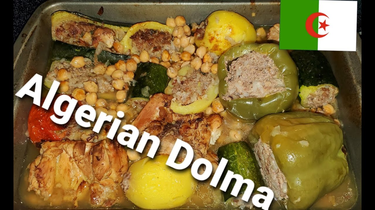 Algerian Dolma. Stuffed Vegetables. English Version