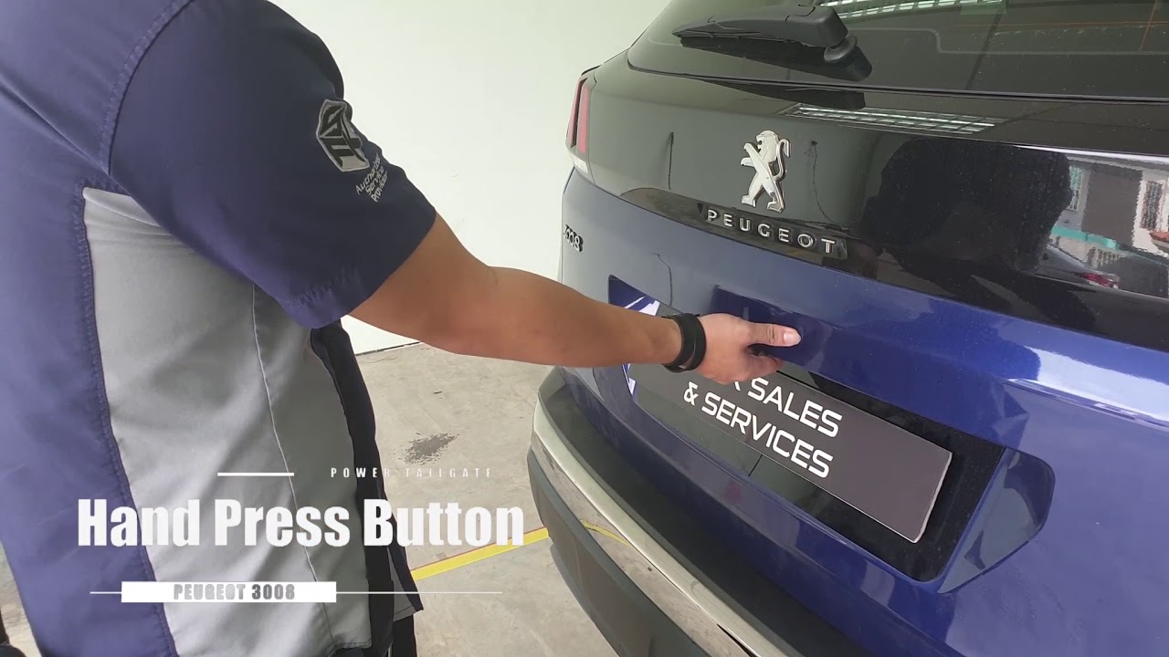Peugeot 3008 Power Tailgate