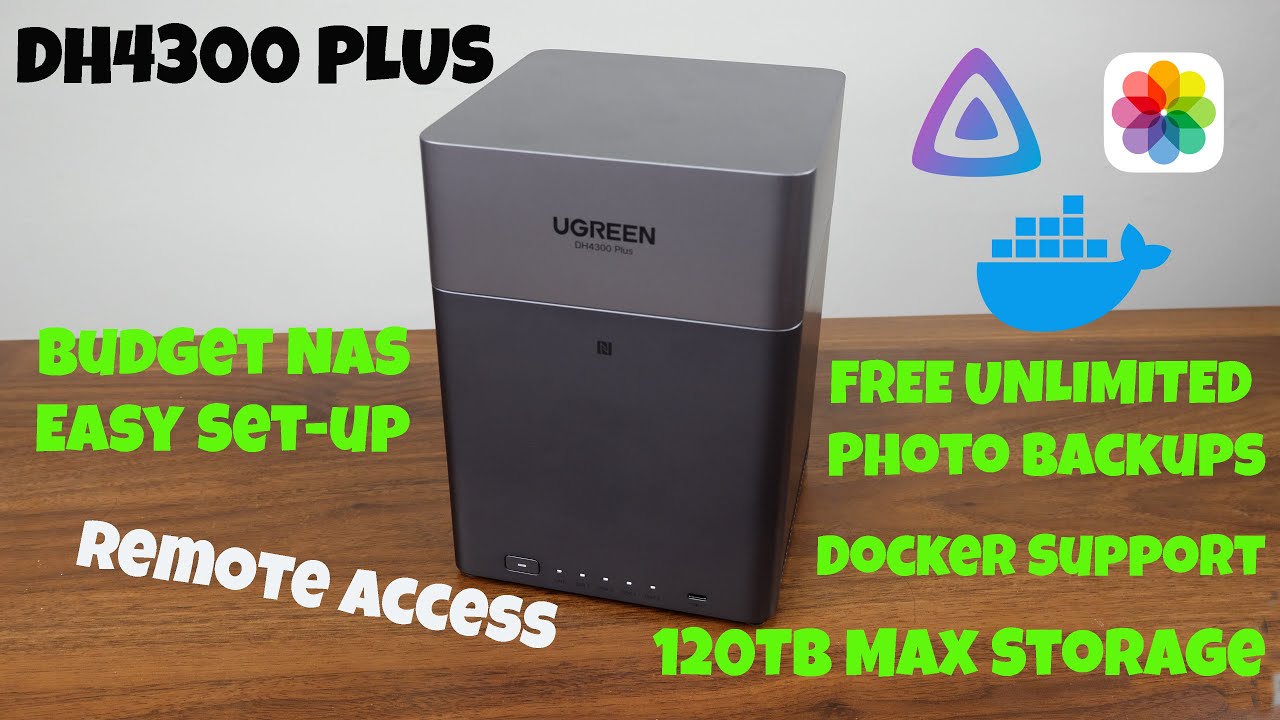 UGREEN NAS DH4300 PLUS: идеальный домашний NAS