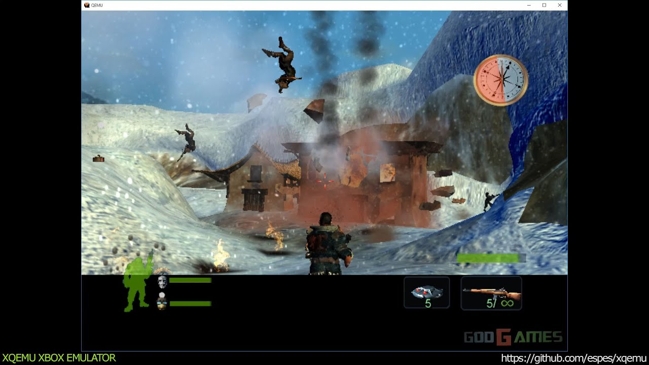 XQEMU Xbox Emulator - Armed and Dangerous Ingame!