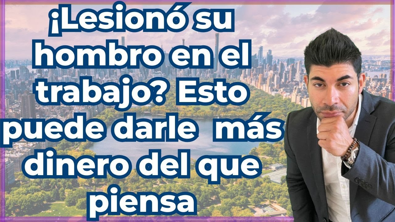 ¡Lesionó su hombro en el trabajo? Esto puede darle derecho a más dinero del que piensa