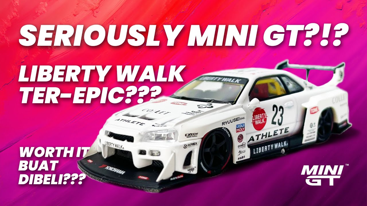 BARU BUKA, LANGSUNG MELONGO! Mini GT R34 Liberty Walk Athlete – Unboxing Paling Memuaskan Tahun Ini?