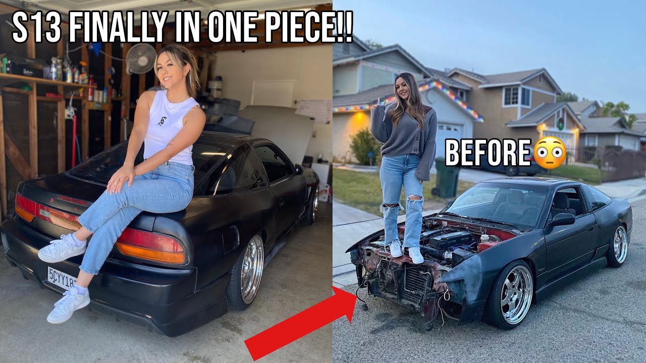 240SX S13 HEADLIGHT FIX + SPIRIT REI BUMPER INSTALL!
