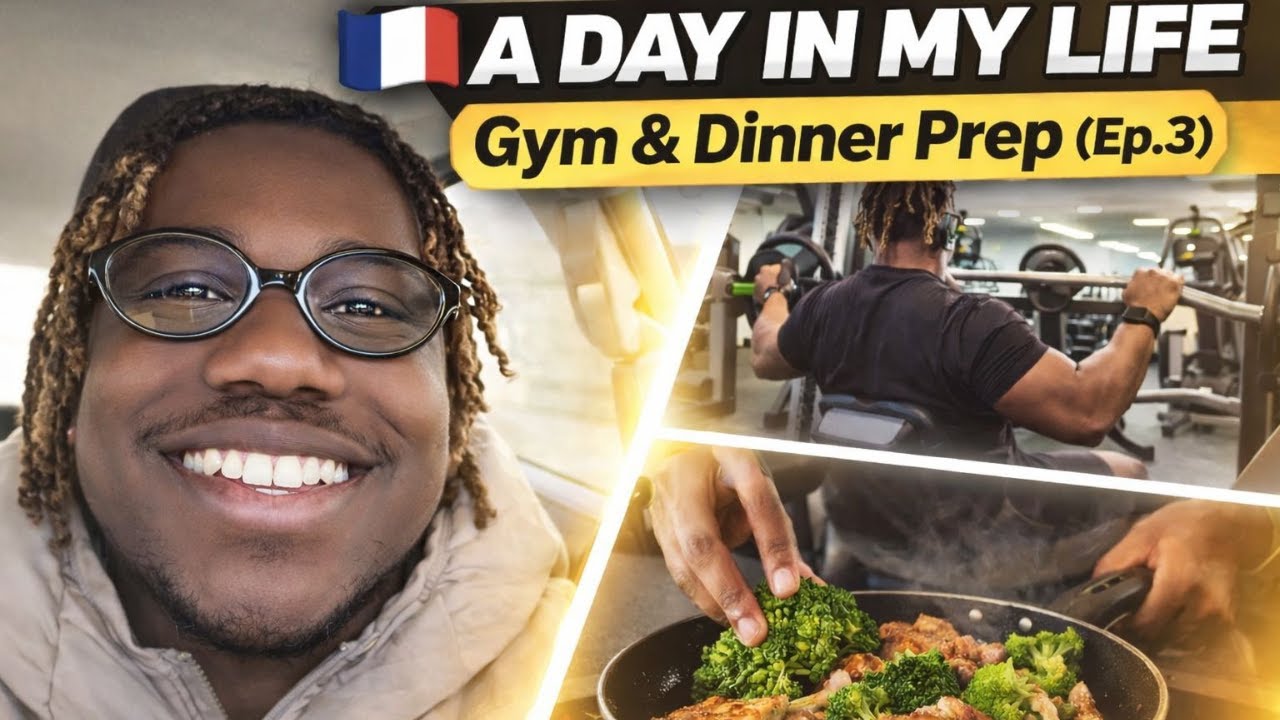 A Day in My Life 🇫🇷 | Gym Routine & Cooking Dinner (Ep.3)