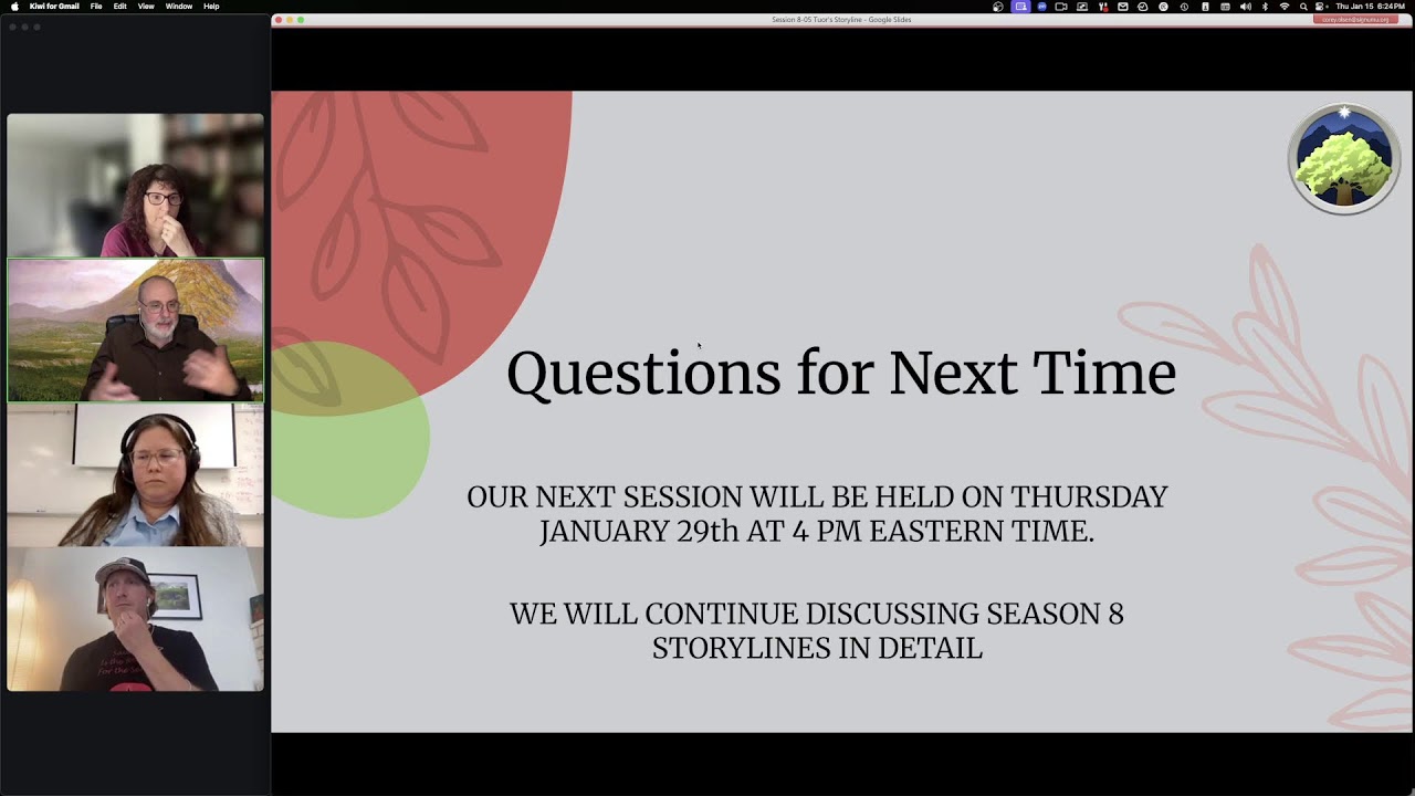 The Silmarillion Film Project, Season 8, Session 5