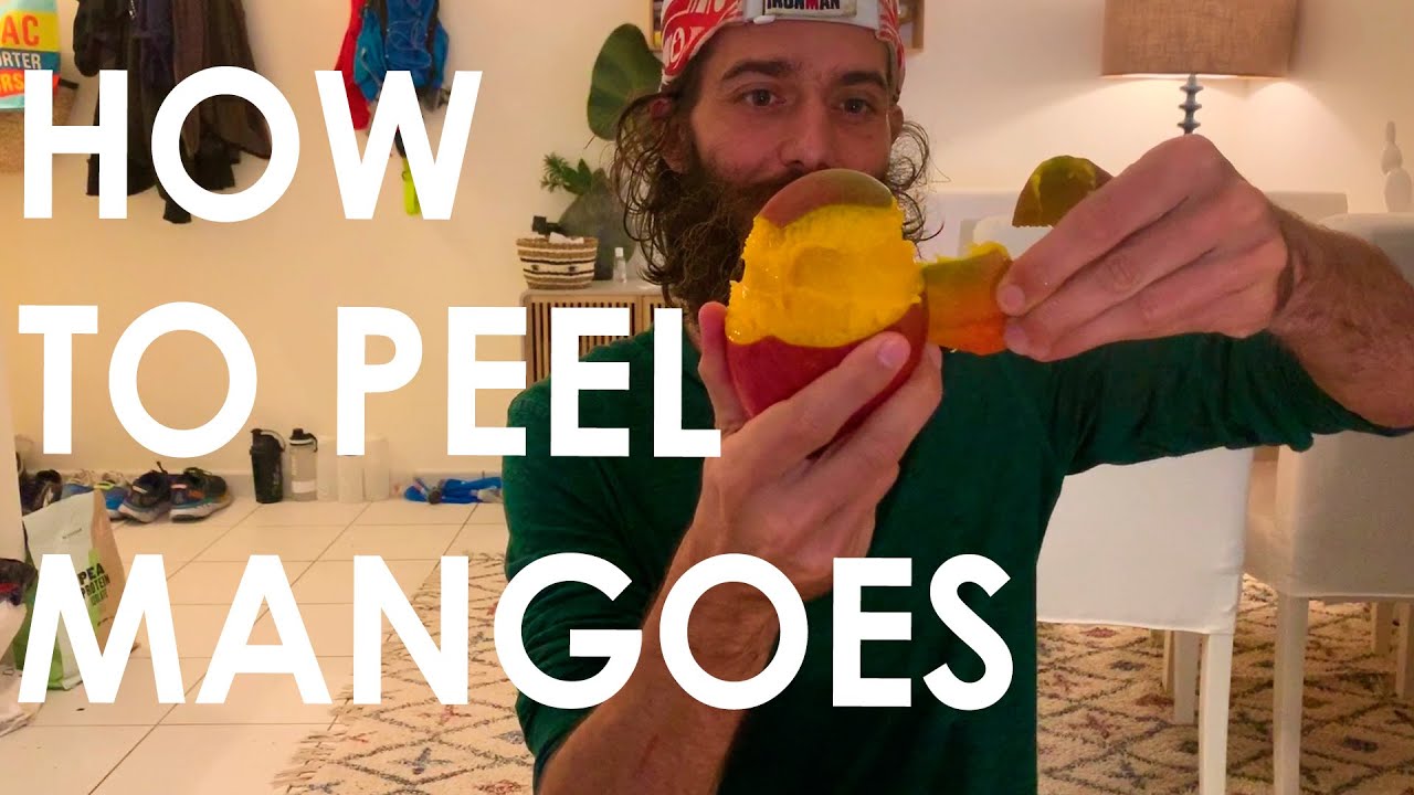 How To Peel Mangoes Easily | Tropical Primate Style