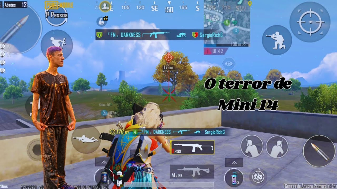 O TERROR DE MINI 14 PUBG MOBILE NO POCO X7 PRO 