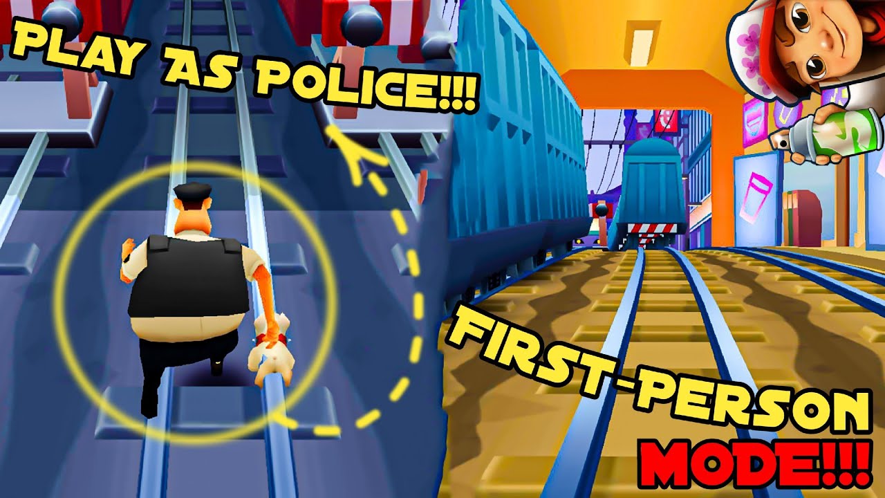 Subway Surfers 2.20.3 - CIBER UPDATED MOD MENU APK | PLAY AS POLICE??? | FIRST-PERSON MODE????