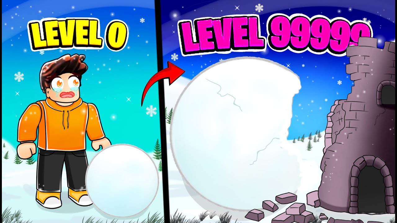 🤯 Building level 999999 Snowball In Roblox....