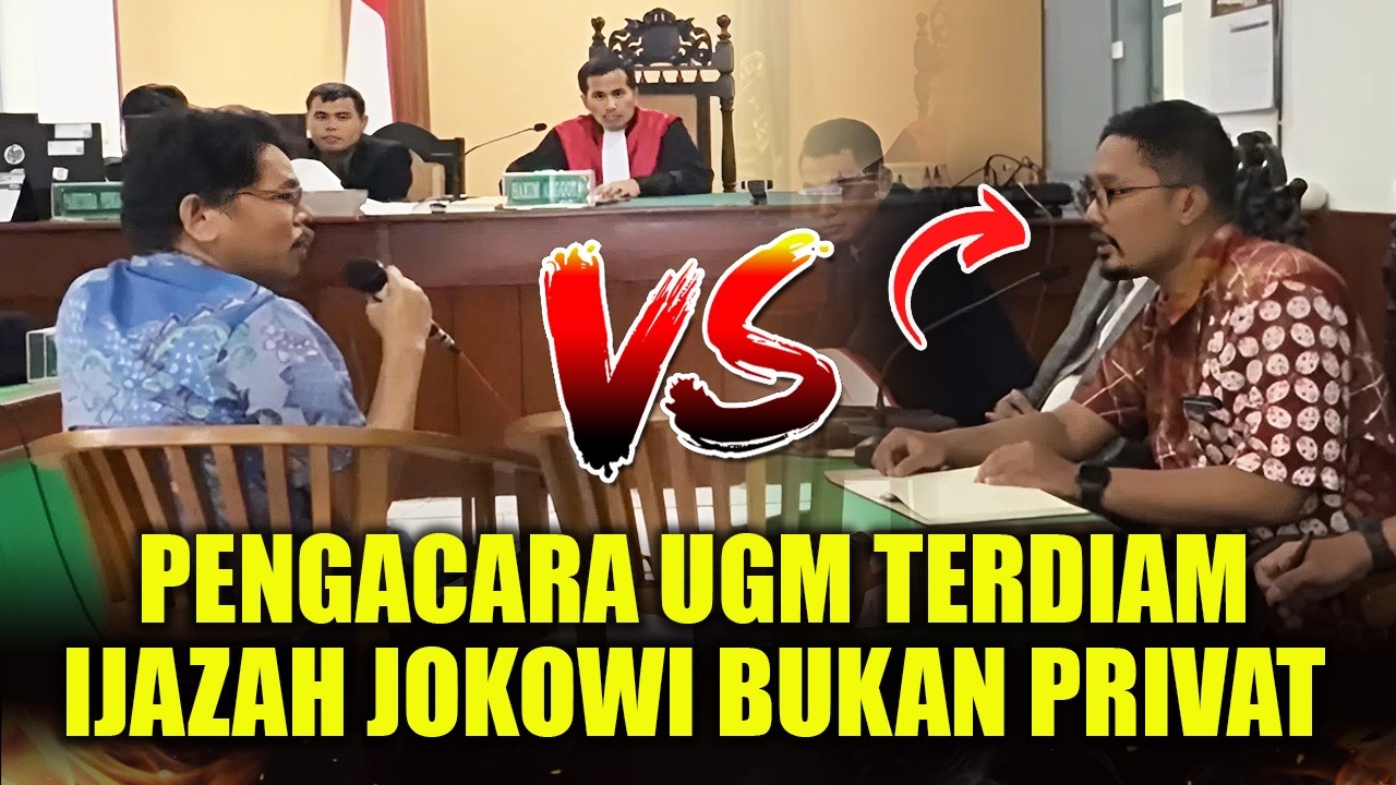 BONATUA SILALAHI : UGM JANGAN MERASA IJAZAH JOKOWI ITU DOKUMEN PRIVAT!
