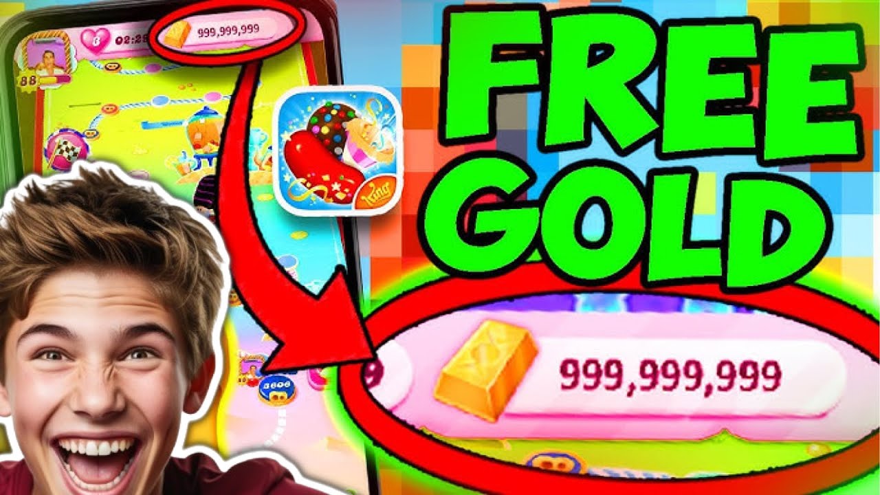 Candy Crush Saga Gold Bars -How to get free Gold Bars - Free Candy Crush Saga gold for iOS / Android