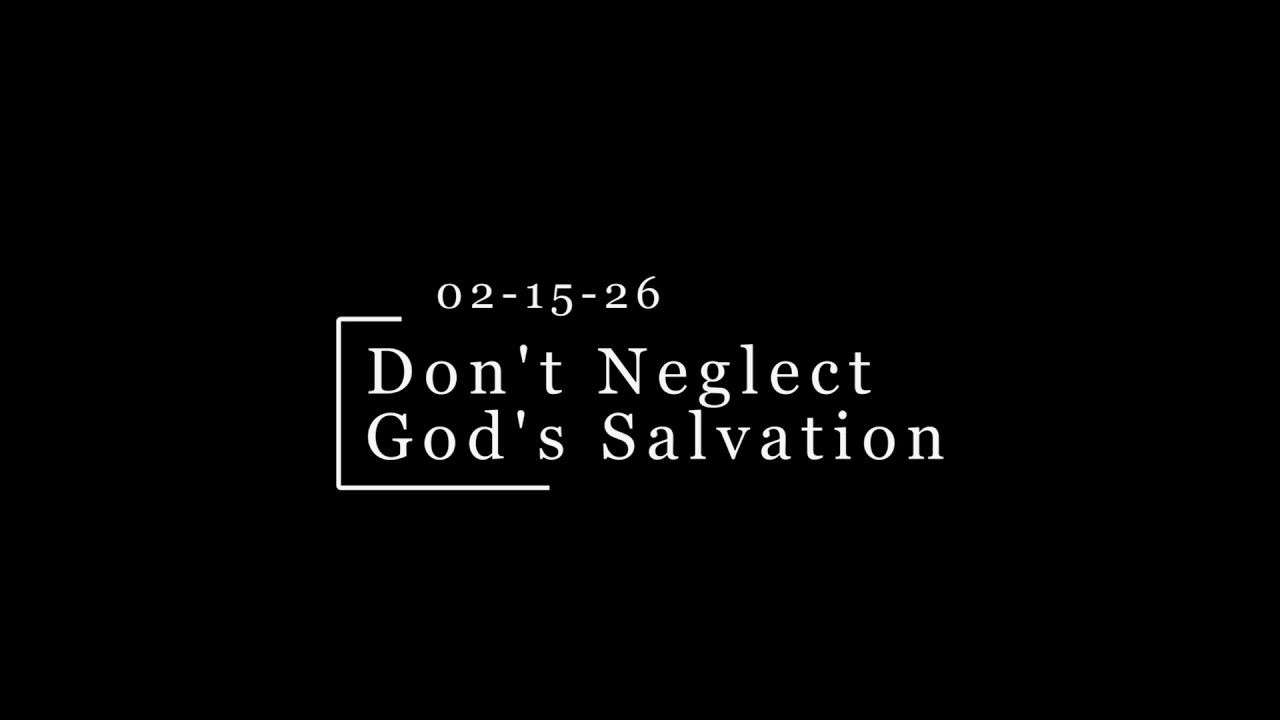 Sunday, 02 15 26, Sermon