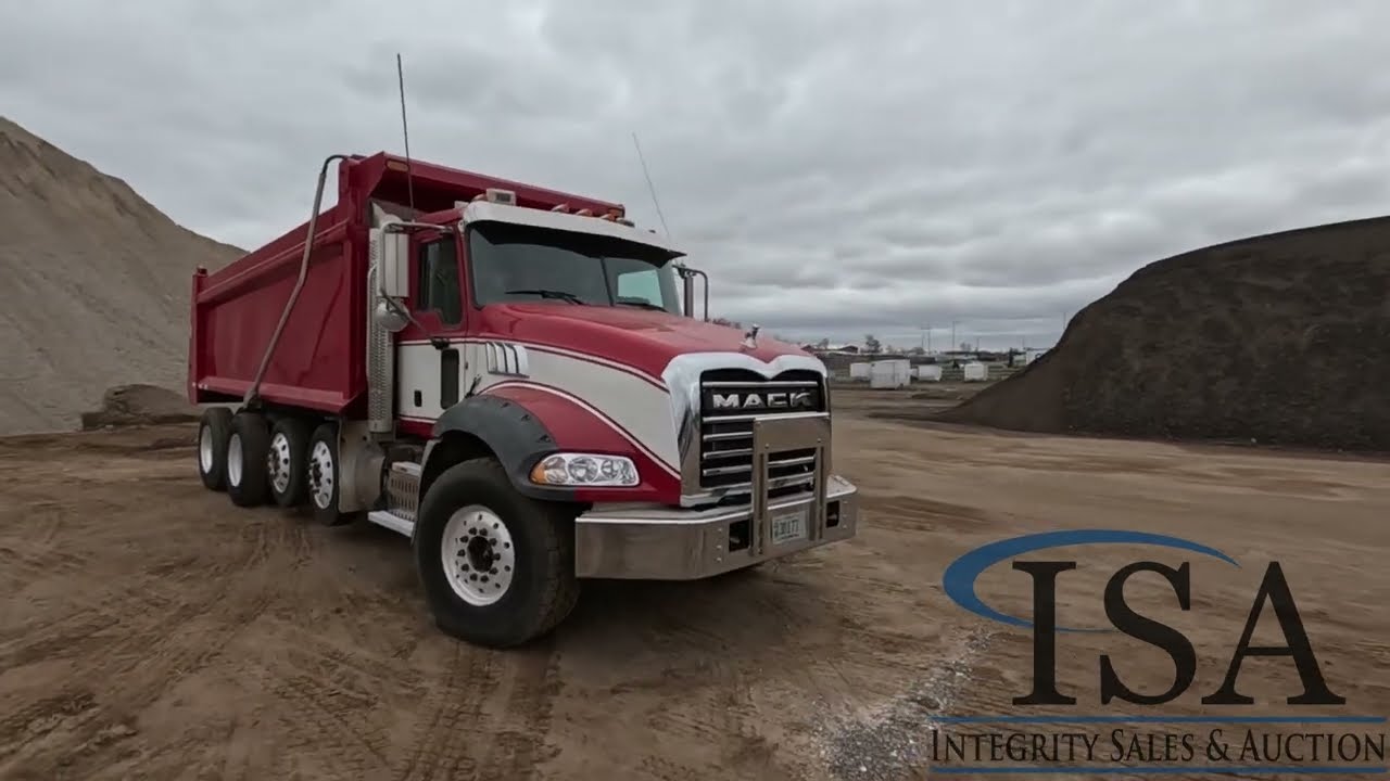 2630 - 2011 Mack GU813 Quad Axle Dump Truck Will Be Sold At Auction!