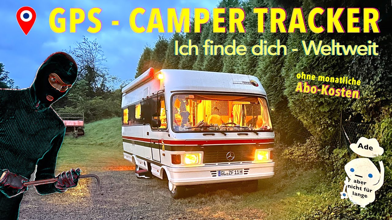 GPS TRACKER X-Camper ohne ABOKOSTEN für Wohnmobil und Wohnwagen als Diebstahlschutz