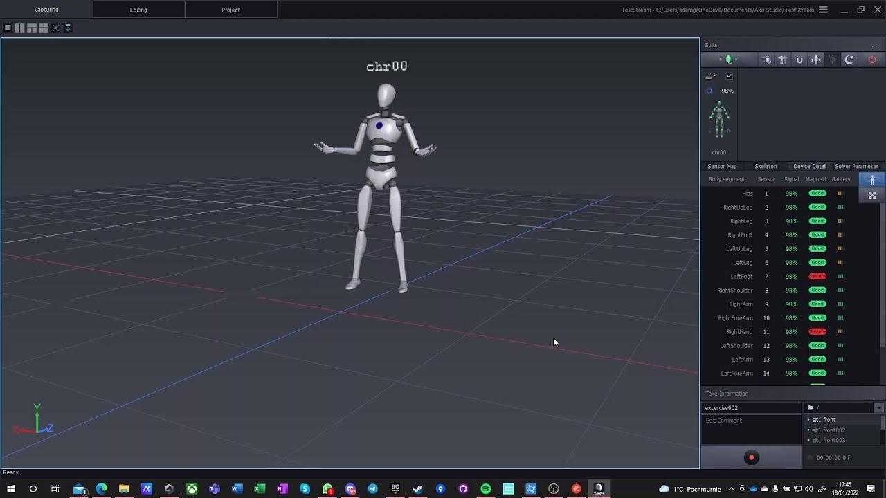Mocap First Setup Stream - Perception Neuron, Reallusion iClone, Unreal Engine