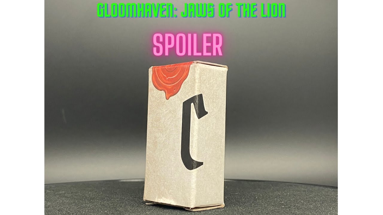 SPOILER!!!! Episode 5: How to Paint Hidden Box C from Gloomhaven: Jaws of the Lion