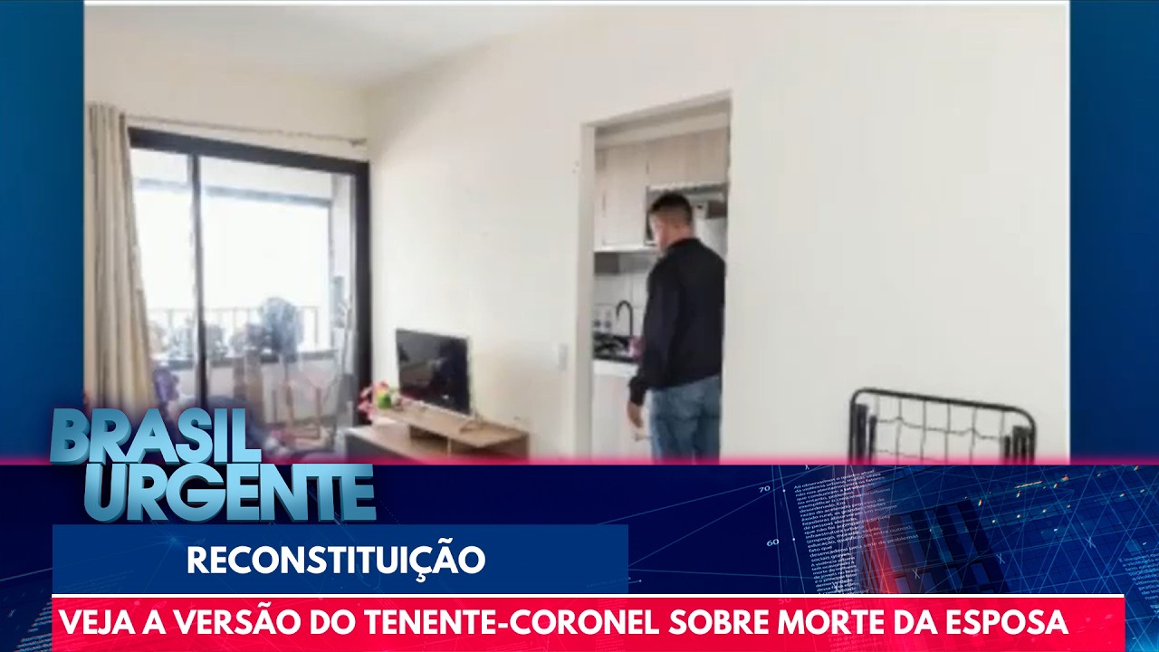 Reconstituição: veja a versão do Tenente-Coronel sobre a morte da esposa | Brasil Urgente