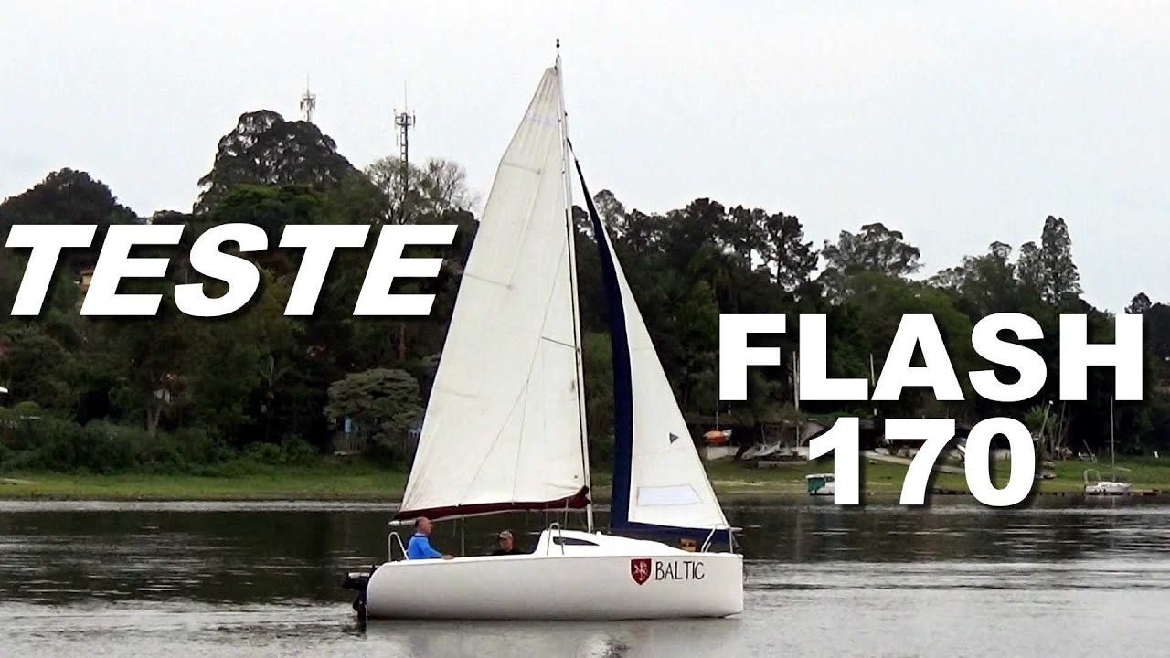 Um veleiro para começar a navegar: Flash 170 - Minuto Náutico - Marcio Dottori - Teste 9 - Vídeo 293