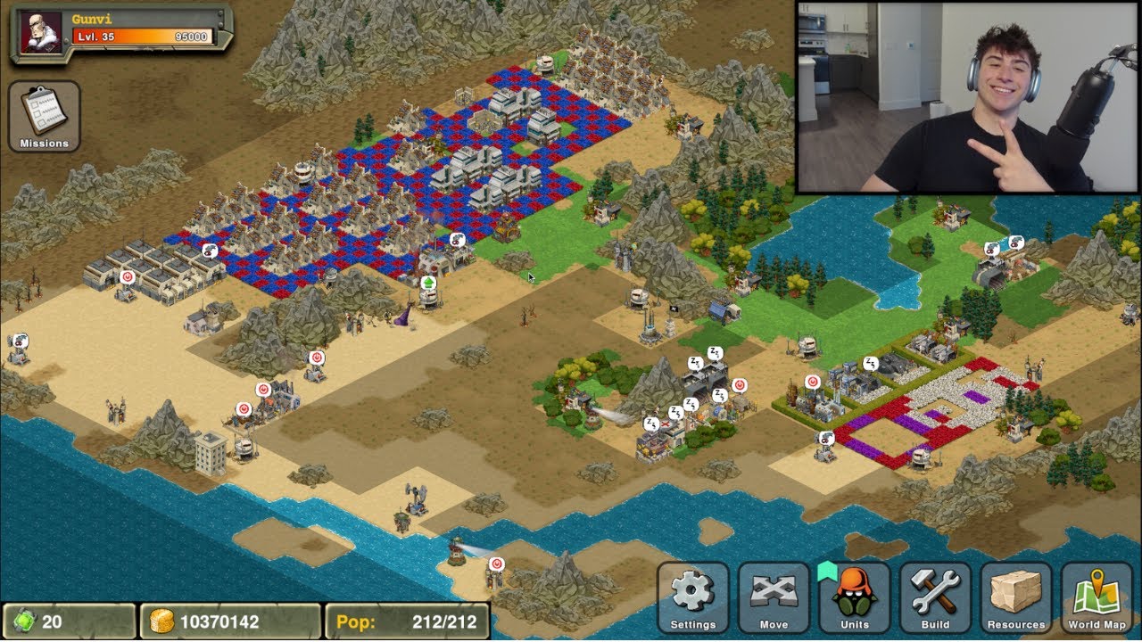Decorating My Base ?!? Continuing the Portable Wall Grinding! - BATTLE NATIONS Gameplay