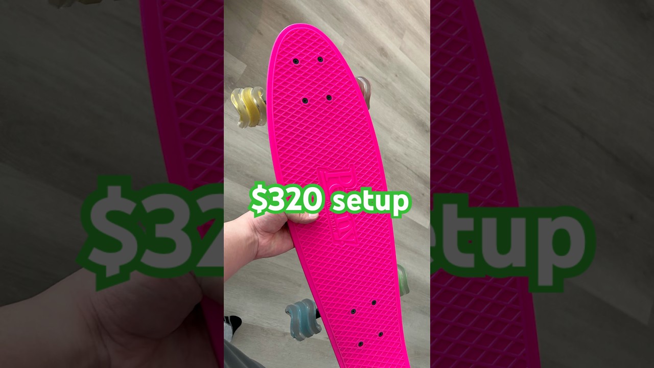$320 GodTier Pennyboard build #skateboard #pennyboarding #cruiserboard
