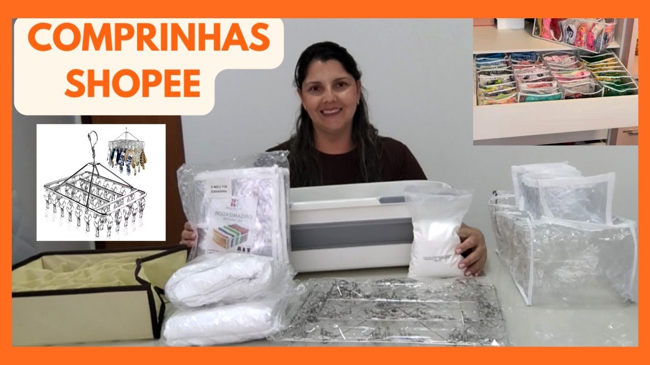 Comprinhas na SHOPEE. Lençol, produtos para lavanderia,organizadores.