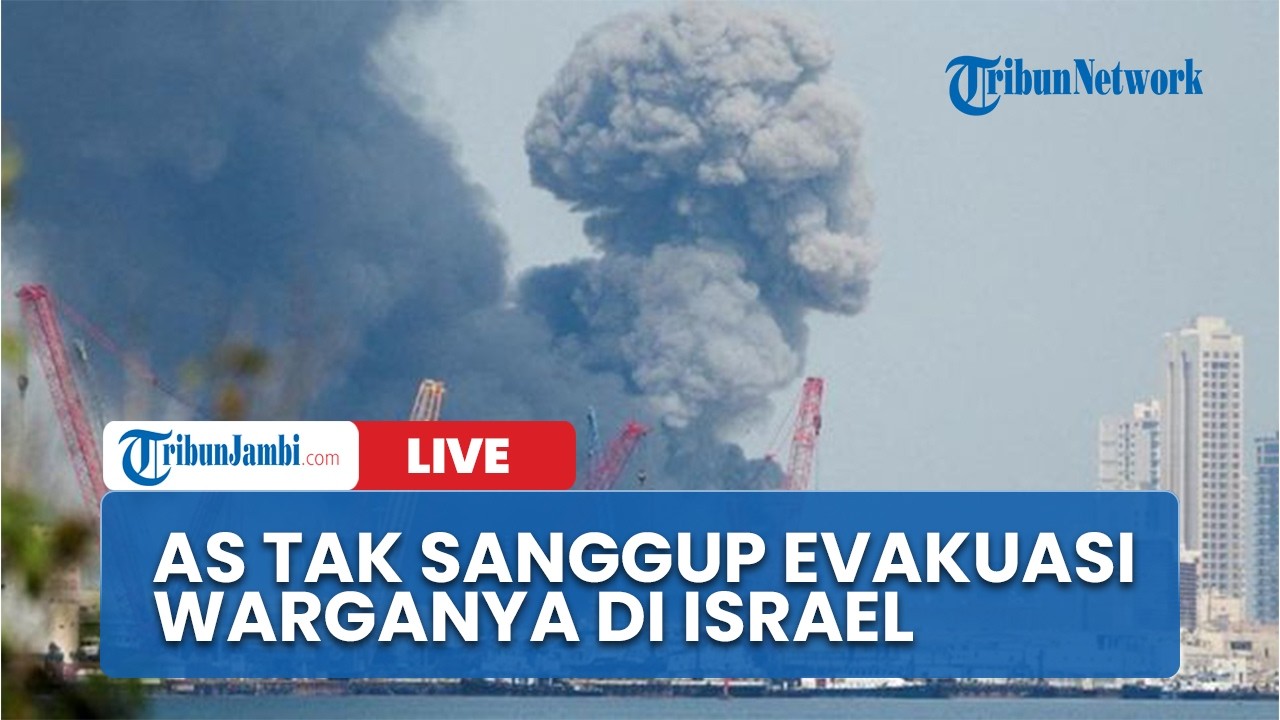 🔴Amerika Tak Sanggup Evakuasi Warganya di Israel