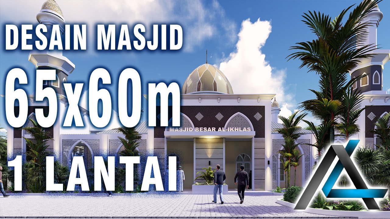 DESAIN MASJID BESAR AL IKHLAS I KALIMANTAN TIMUR #jasadesain #arsitek #jasaarsitek