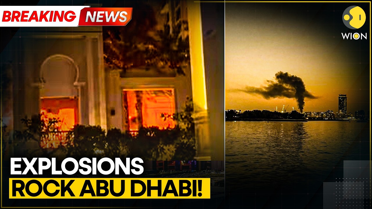 US-Iran War: Explosions Rock Abu Dhabi Amid US‑Iran Conflict Escalation | WION BREAKING