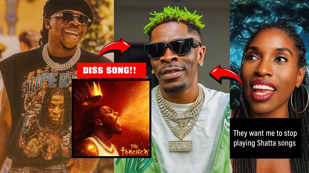 Stonebwoy diss Shatta Wale on his new Album + Jamaican lady cries out as 1Gad fans attacked her for