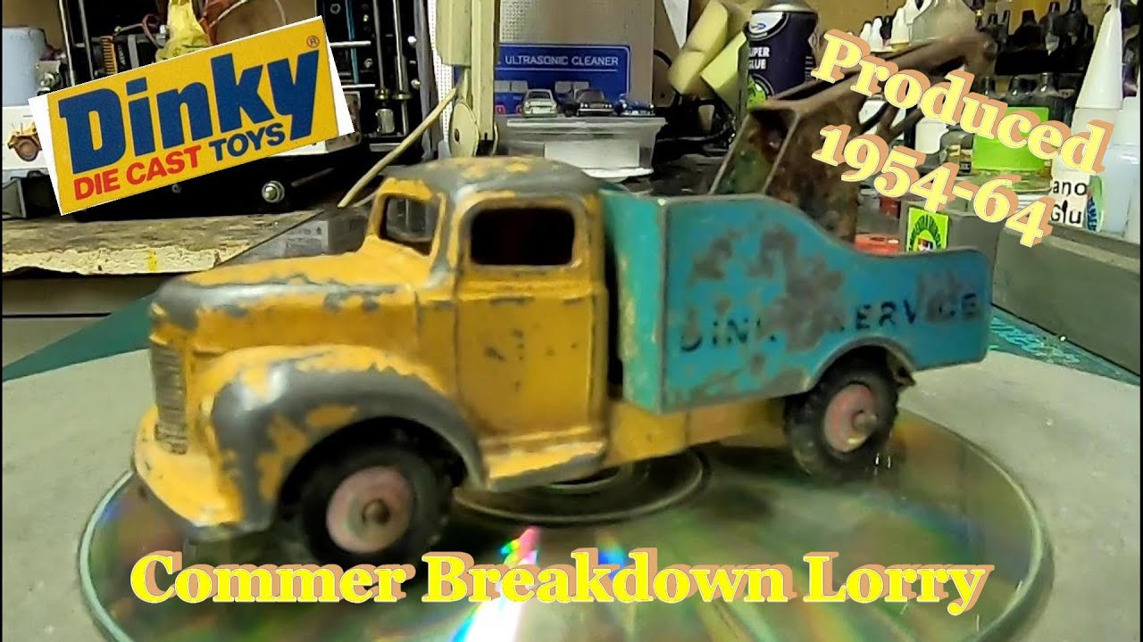 Эвакуатор Dinky Commer... Реставрация литой модели.