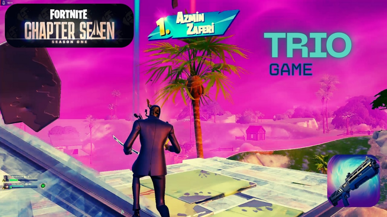 FORTNİTE CHAPTER 7.1  TRIO GAME . BATTLE ROYALE WİN ! #fortnite #gameplay  #gaming