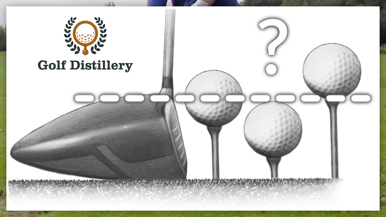 How high should you tee your golf ball with your driver?