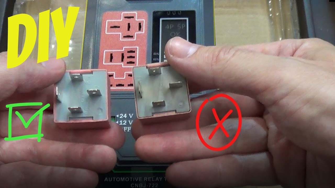 How To AUTOMOTIVE 12v & 24v RELAY tester CNBJ-722 use?
