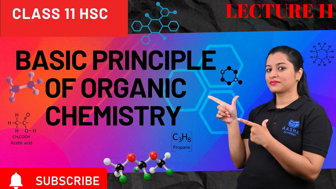 Class 11 Topic 13 BASIC PRINCIPLES OF ORGANIC CHEMISTRY  (LECTURE 10)