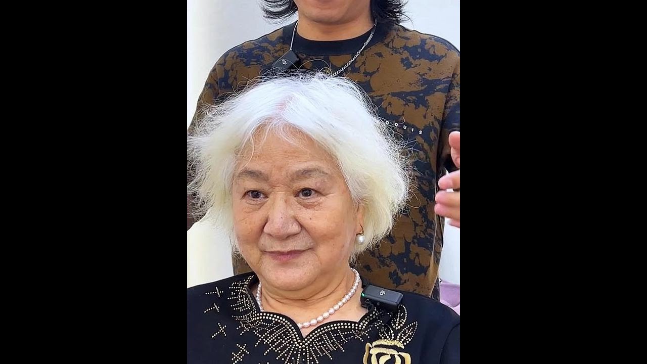满头白发也能剪出气质感！太惊艳了❤️