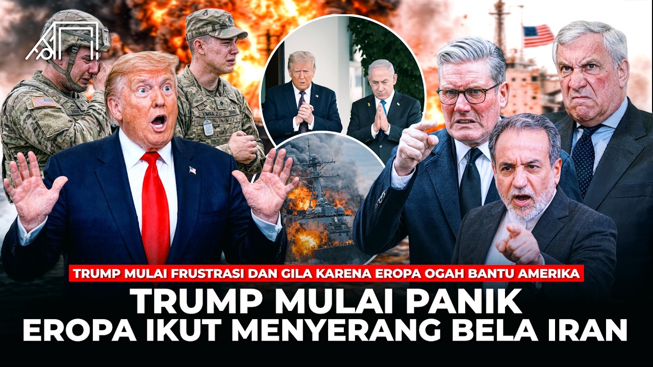 Iran Hancurkan Kapal Induk Trump Memohon Bantuan ke Eropa tapi Ditolak! Jerman: Kami Bersama Iran