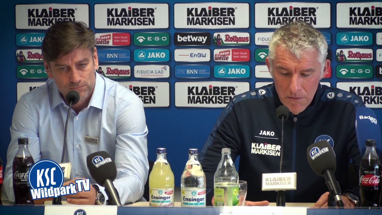 Wildpark TV: Pressekonferenz vor KSC - Hannover 96 (23. Spieltag)