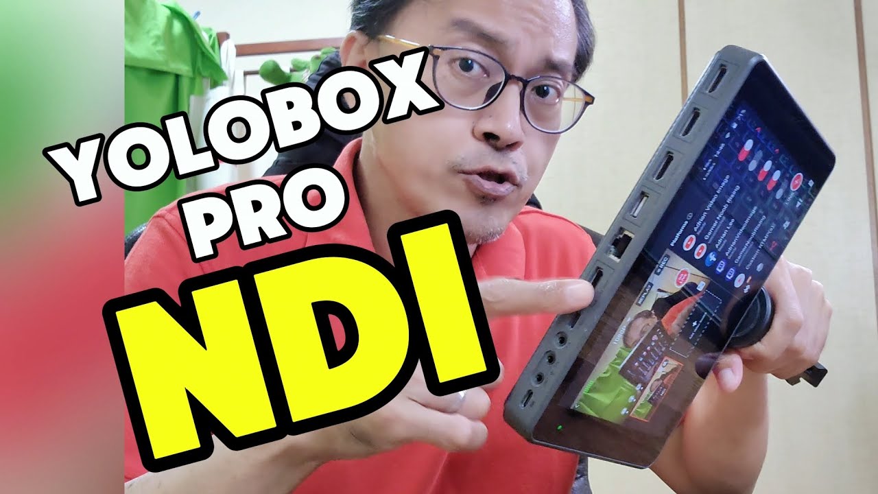 YoloBox Pro NDI Input - Transmit Video Wirelessly from a Camera - Version Update v5.3.0