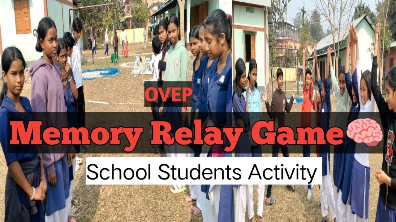 Olympic Values Education Program || OVEP || Memory Relay Activity 🧠🏃|| School Students 