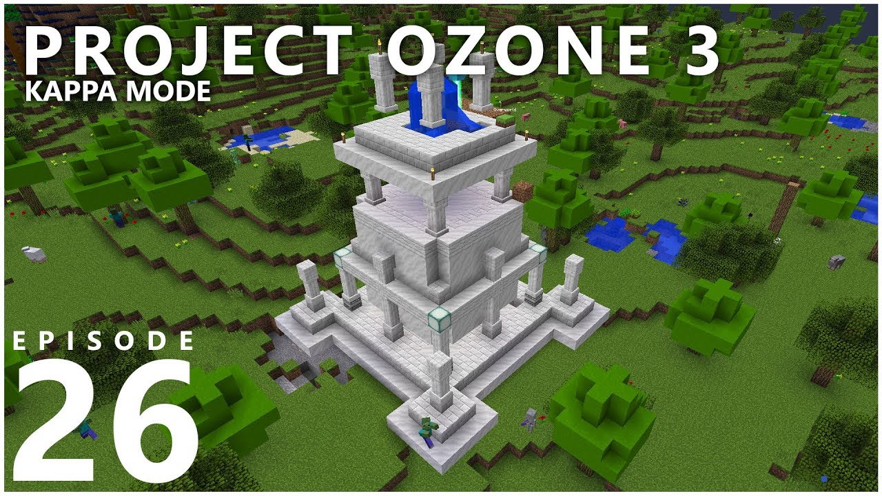 Project Ozone 3 Kappa Mode - STRANDED [E26] (Modded Minecraft Sky Block)