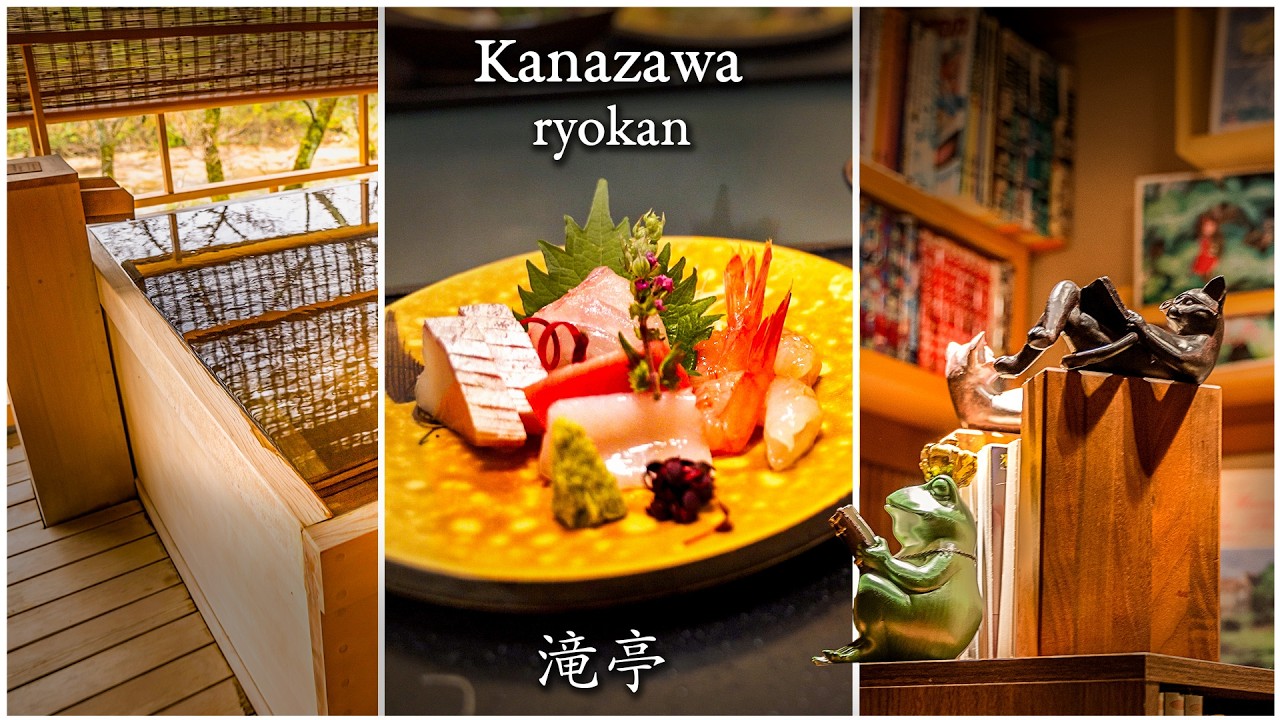 Unwinding in Luxury: A Traditional Ryokan Escape in Kanazawa (Takitei)