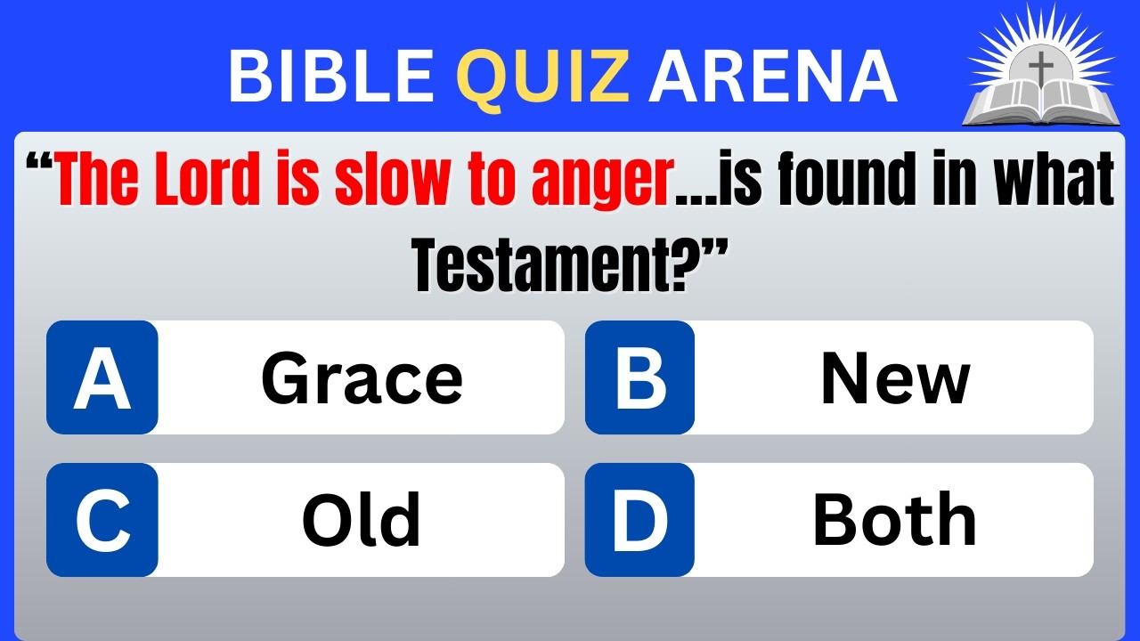 Old Testament vs New Testament Quiz – Set A | Which Testament Said It? 30 Verse Challenge!