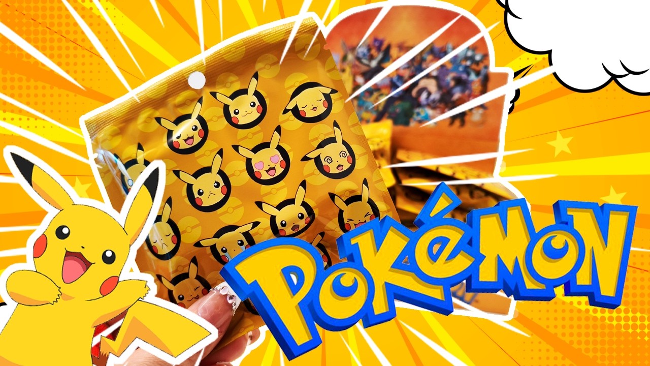ASMR Pokémon Mystery Packs Unboxing ⚡ ¿Saldrá Pikachu? Abriendo Sobres Sorpresa con Cartas y Figuras