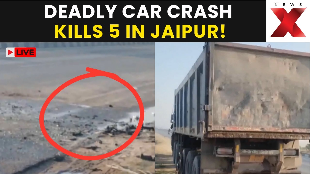 Jaipur Accident LIVE | Deadly Car Crash in Chaksu Leaves 5 Dead