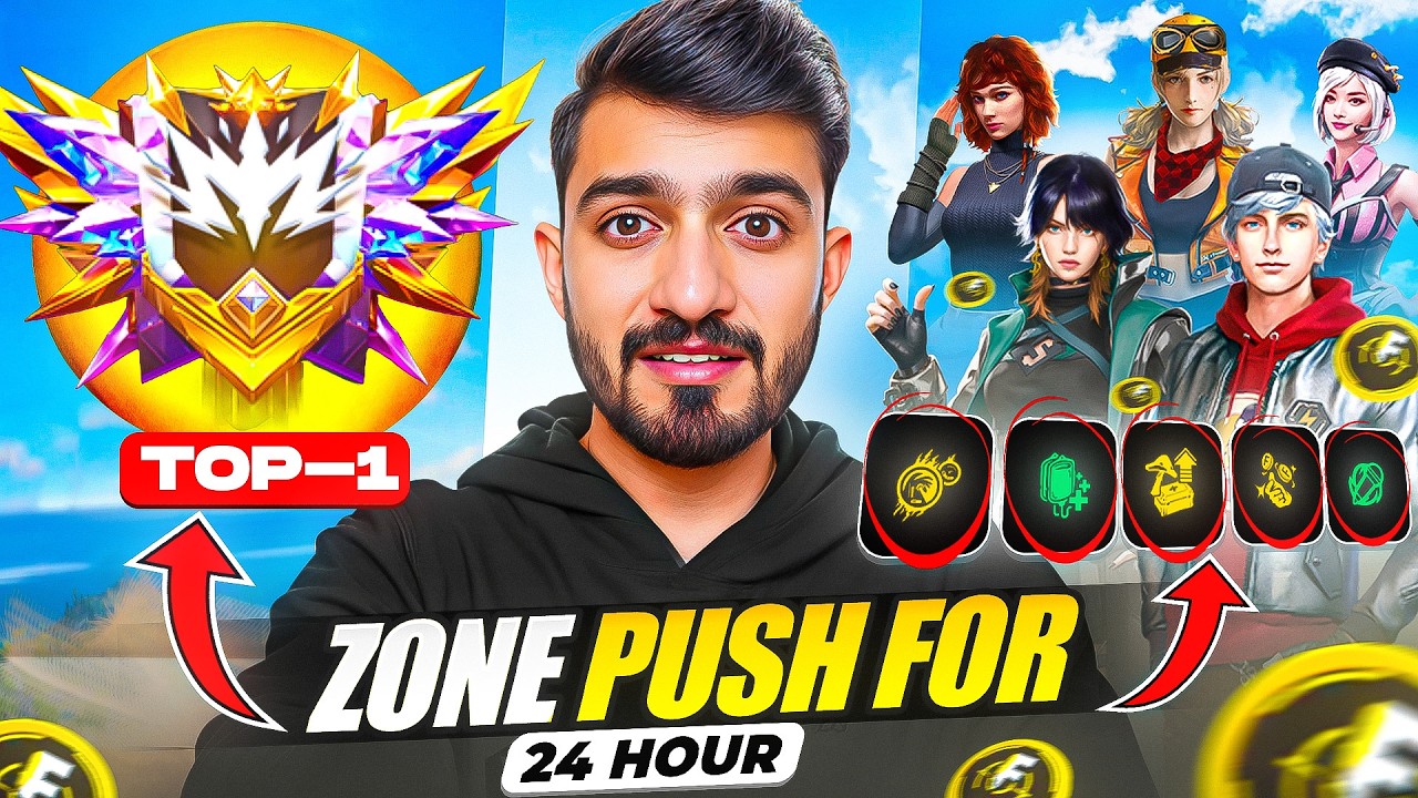 I BECAME ZONE PUSHER FOR 24 HOUR और फिर🥇🤩
