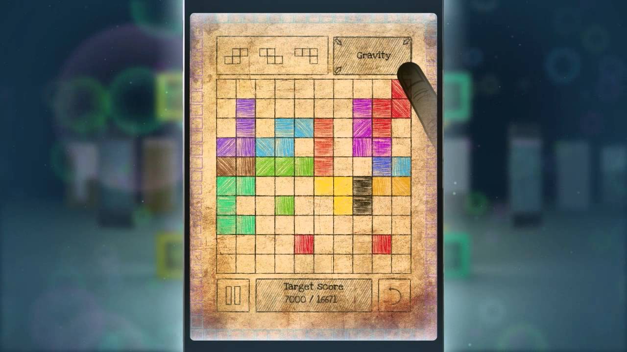 TetDraw Free - Relax Tetris-like Puzzle game for iPhone and iPad