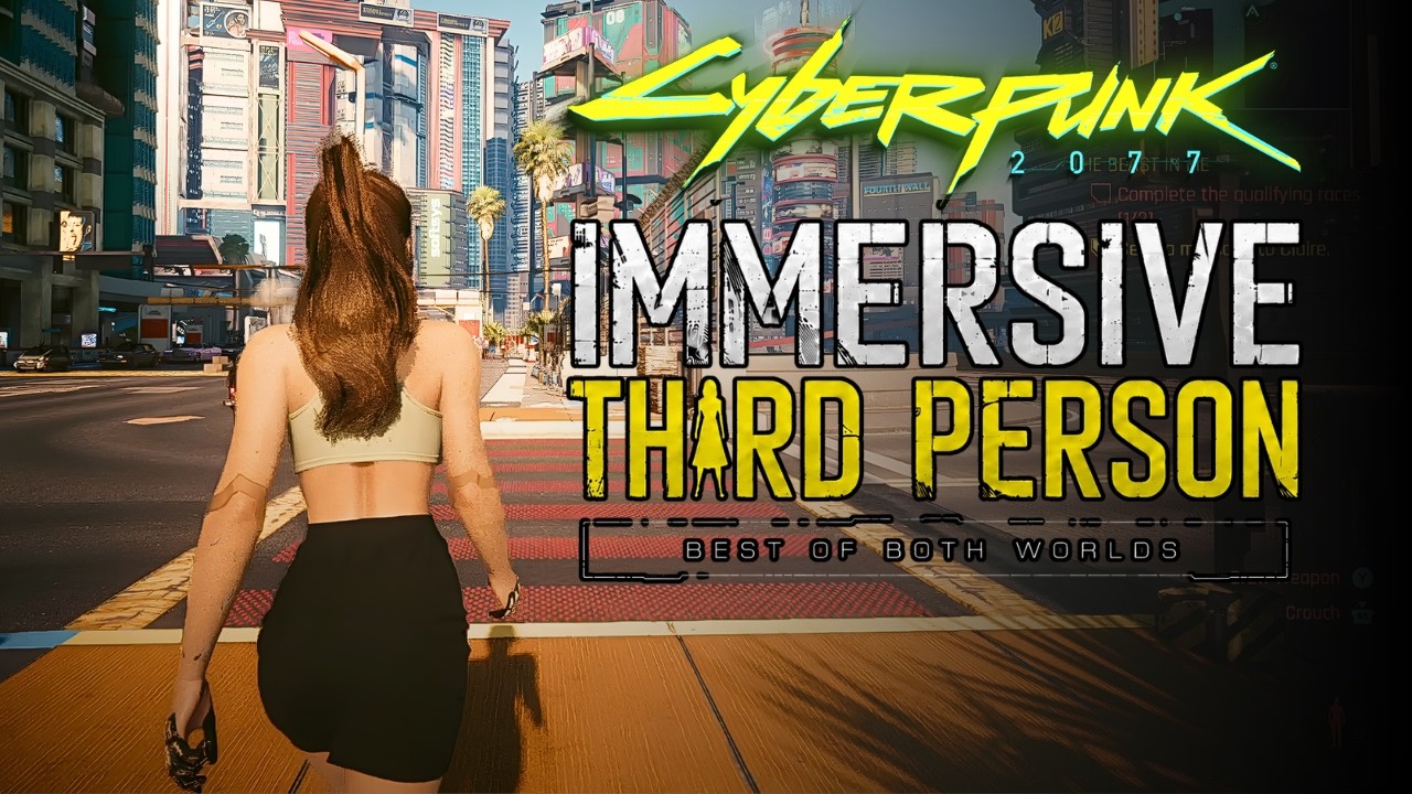 The New Immersive Third Person Mod Cyberpunk 2077