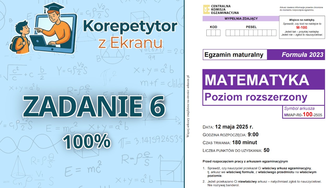 Zadanie 6 - Matura Rozszerzona Maj 2025 | Ciąg geometryczny