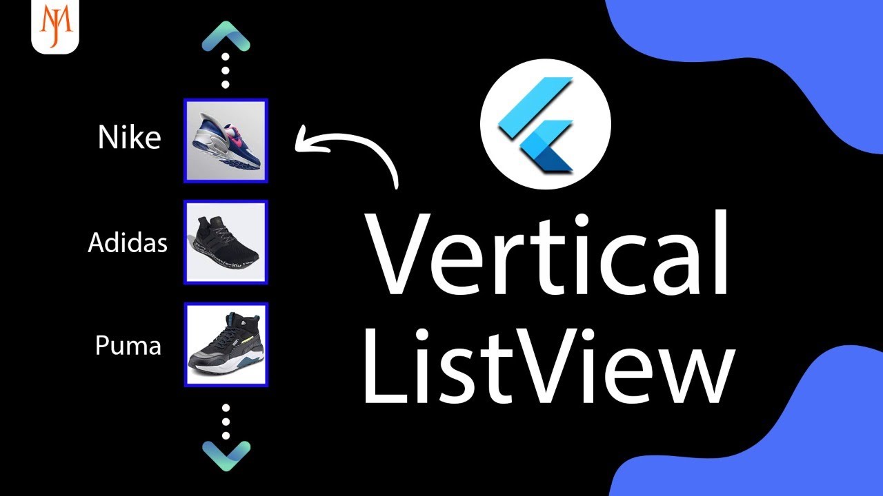 Flutter Vertical ListView | Scrollable Column